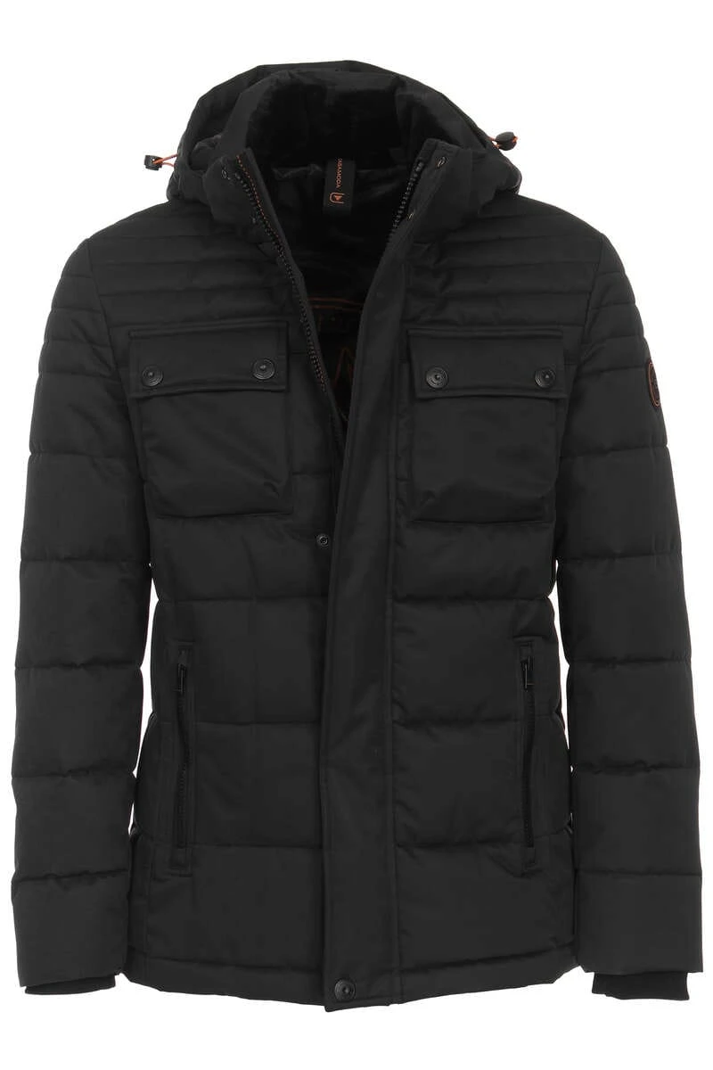 Casa Moda Herren Parka Schwarz 1 Casa Moda Herren Parka Schwarz