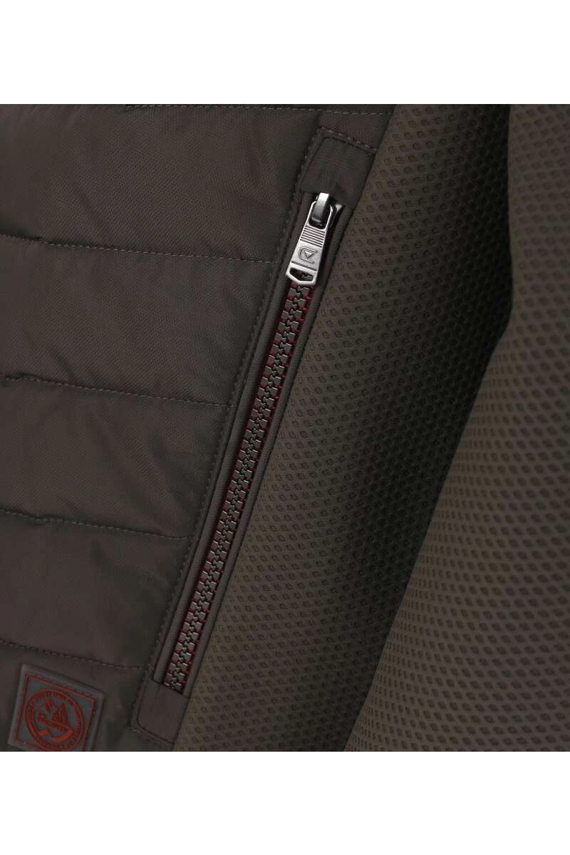 Casa Moda Herren Softshelljacke Zip Grün 2 Casa Moda Herren Softshelljacke Zip Grün – Bild 2