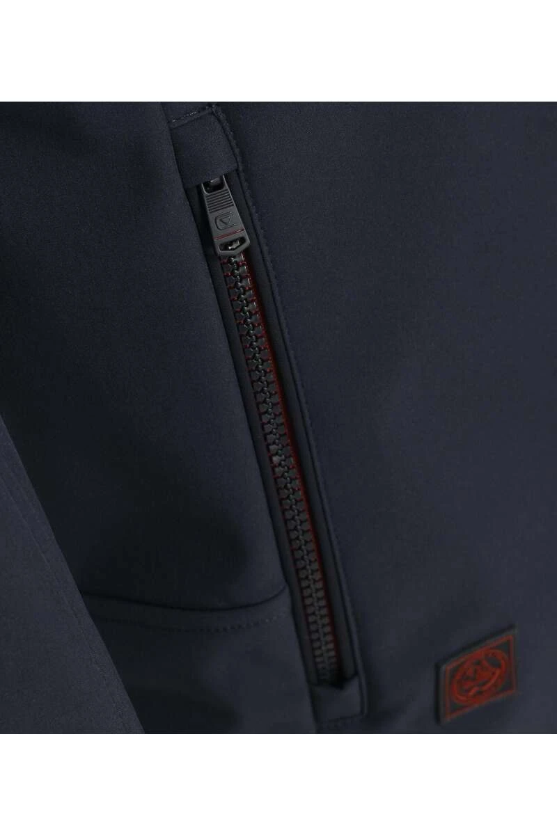 Casa Moda Herren Softshelljacke Kapuze Navy 2 Casa Moda Herren Softshelljacke Kapuze Navy – Bild 2