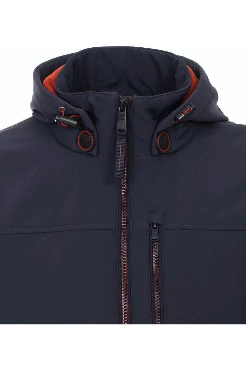 Casa Moda Herren Softshelljacke Kapuze Navy 4 Casa Moda Herren Softshelljacke Kapuze Navy – Bild 4