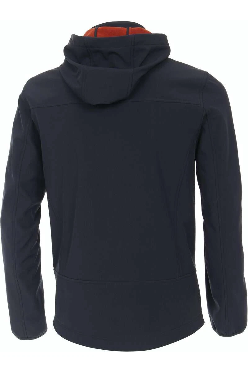 Casa Moda Herren Softshelljacke Kapuze Navy 5 Casa Moda Herren Softshelljacke Kapuze Navy – Bild 5