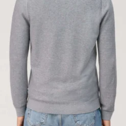 OLYMP Casual Modern Fit Herren Strickjacke Zip Grau -Angebote Pierre Cardin Store 5302 46 62 8 800