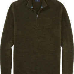 OLYMP Casual Modern Fit Herren Rollkragenpullover Graugrün
