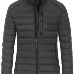 Casa Moda Regular Fit Outdoor Jacke Zip Dunkelgrau