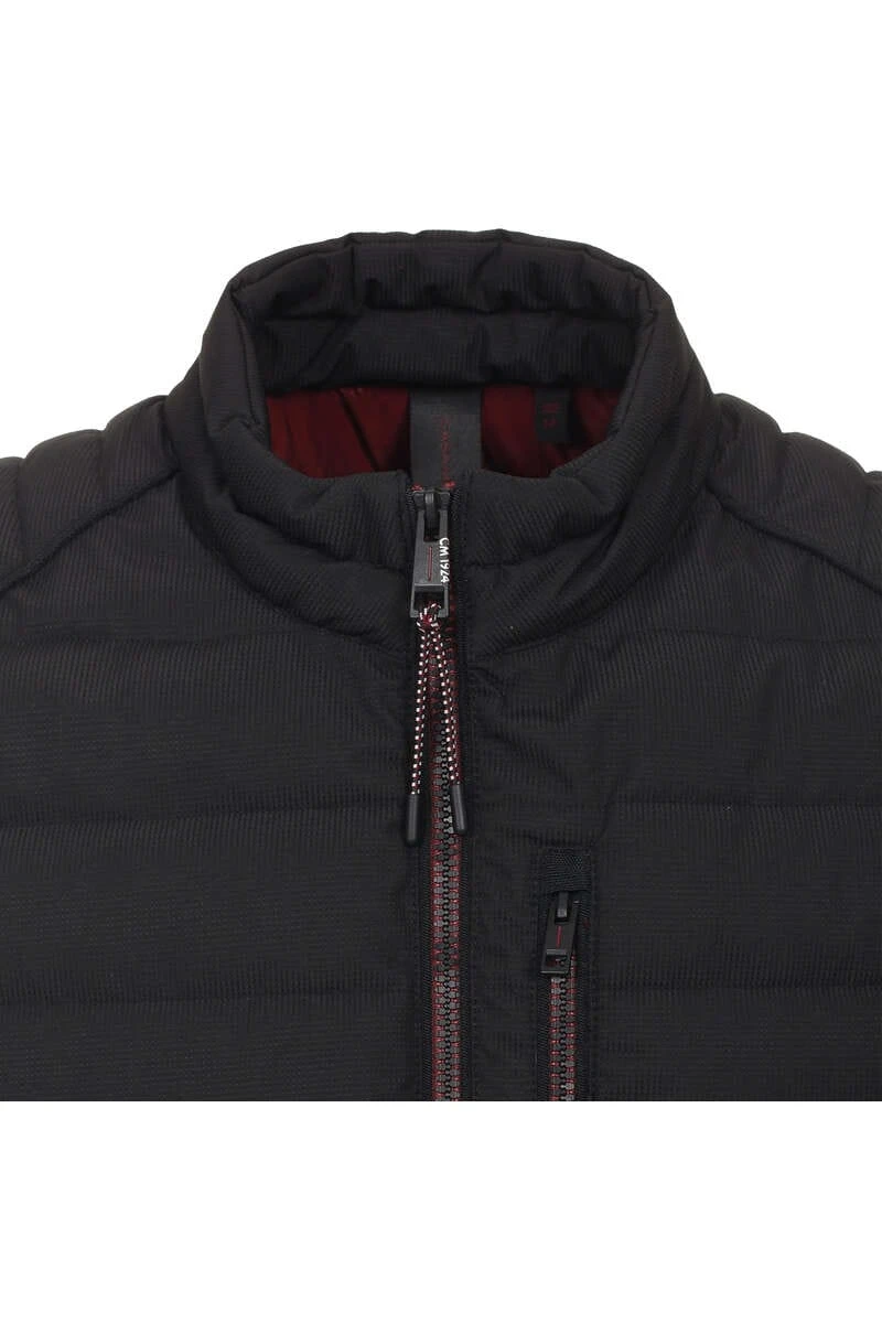 Casa Moda Regular Fit Outdoor Jacke Zip Schwarz 2 Casa Moda Regular Fit Outdoor Jacke Zip Schwarz – Bild 2