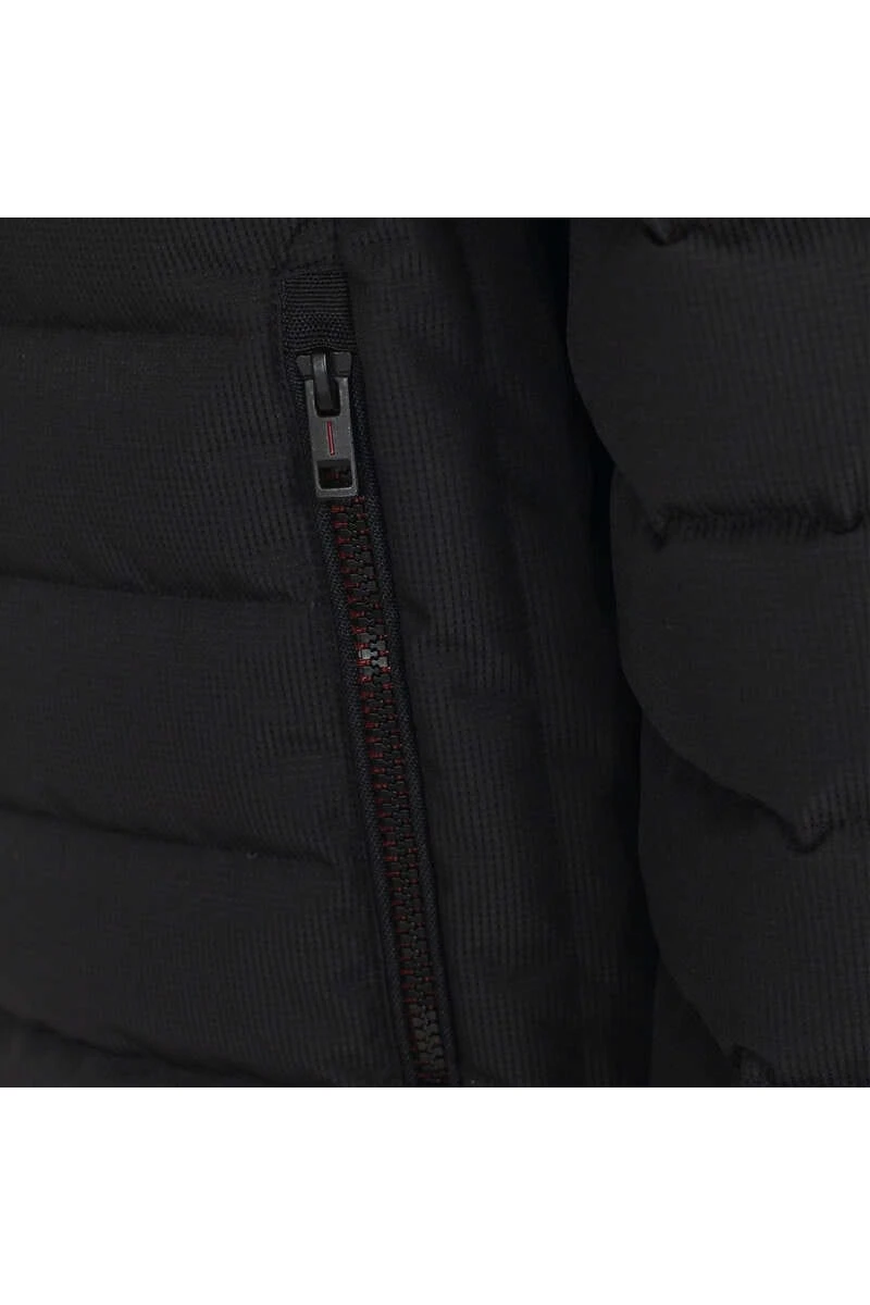 Casa Moda Regular Fit Outdoor Jacke Zip Schwarz 4 Casa Moda Regular Fit Outdoor Jacke Zip Schwarz – Bild 4