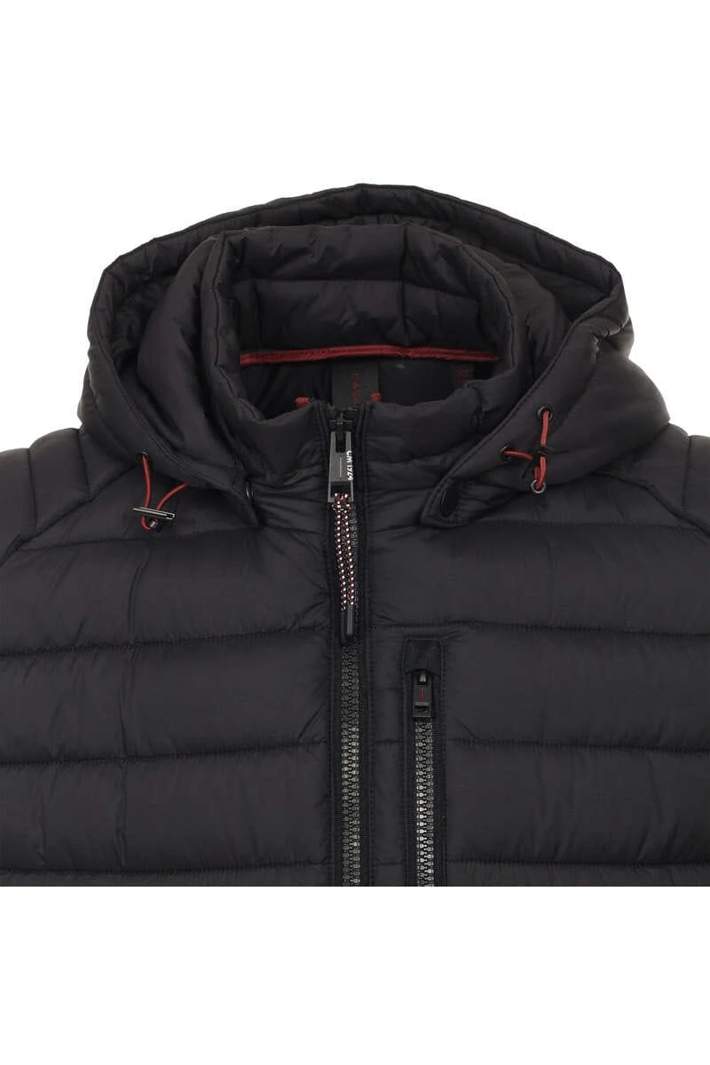 Casa Moda Regular Fit Outdoor Jacke Kapuze Schwarz 2 Casa Moda Regular Fit Outdoor Jacke Kapuze Schwarz – Bild 2