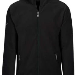 TRIGEMA Comfort Fit Herren Fleecejacke Zip Schwarz