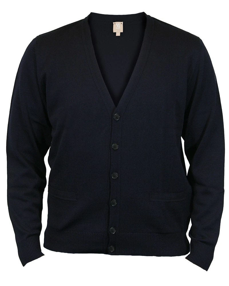 MAERZ Classic Fit CardiganKnopfleiste Navy 1 MAERZ Classic Fit CardiganKnopfleiste Navy