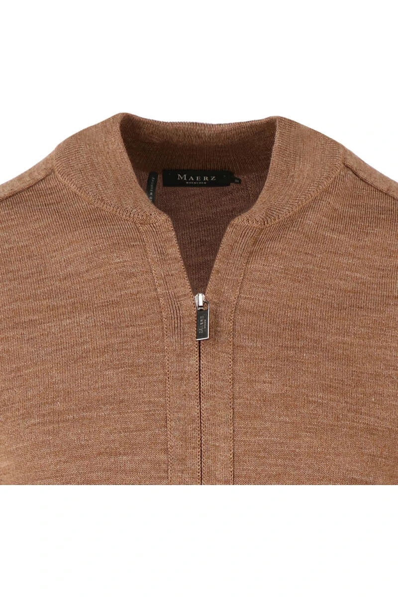 MAERZ Classic Fit CardiganZip Braun 2 MAERZ Classic Fit CardiganZip Braun – Bild 2