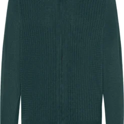 MAERZ Classic Fit Herren Strickjacke Zip Grün