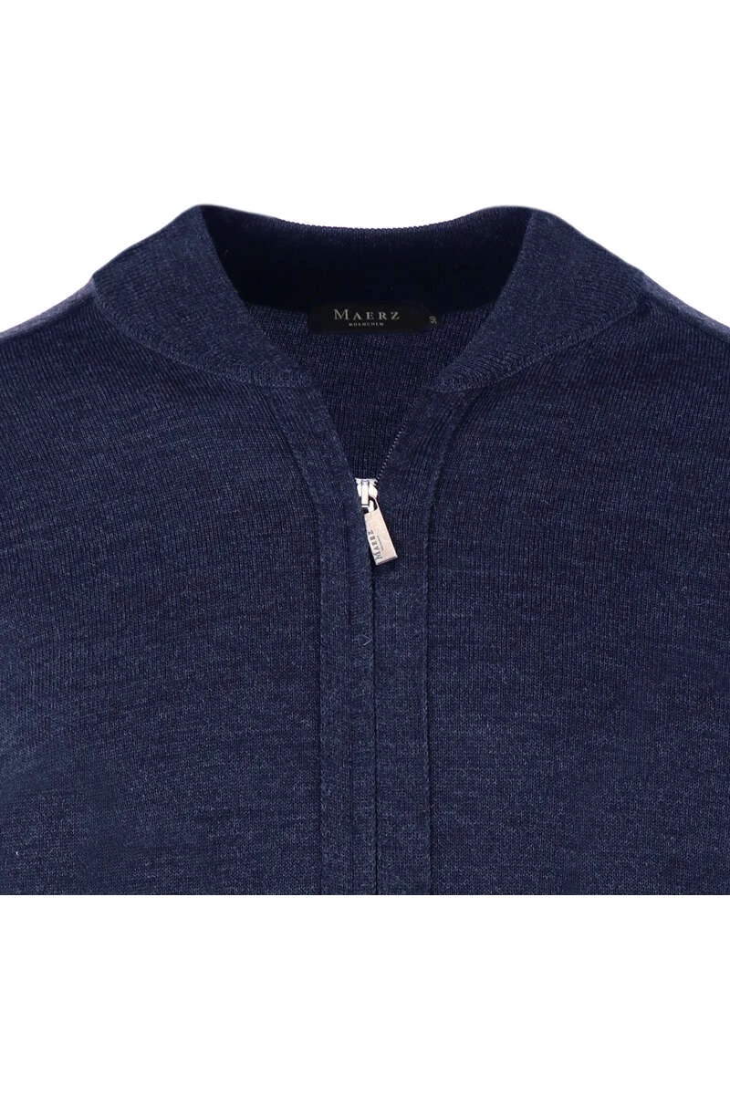 MAERZ Classic Fit CardiganZip Blau 2 MAERZ Classic Fit CardiganZip Blau – Bild 2