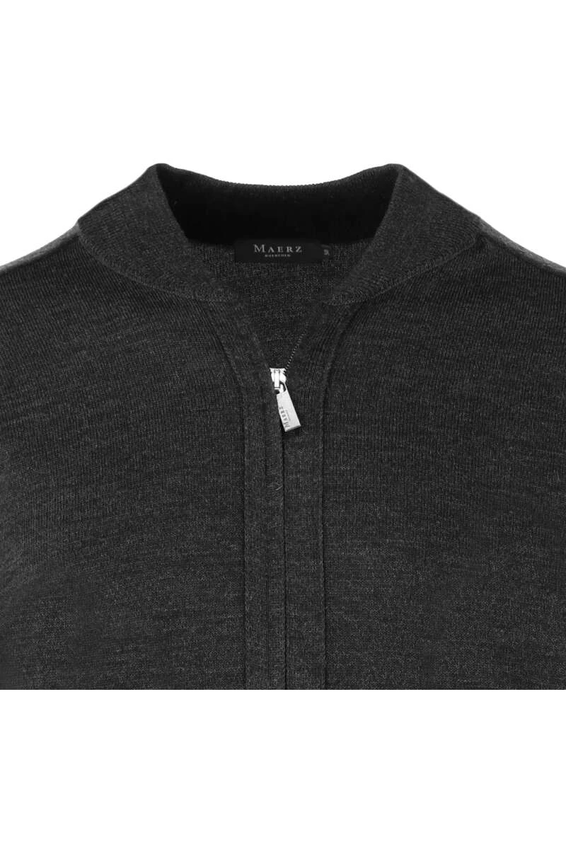 MAERZ Classic Fit CardiganZip Anthrazit 2 MAERZ Classic Fit CardiganZip Anthrazit – Bild 2