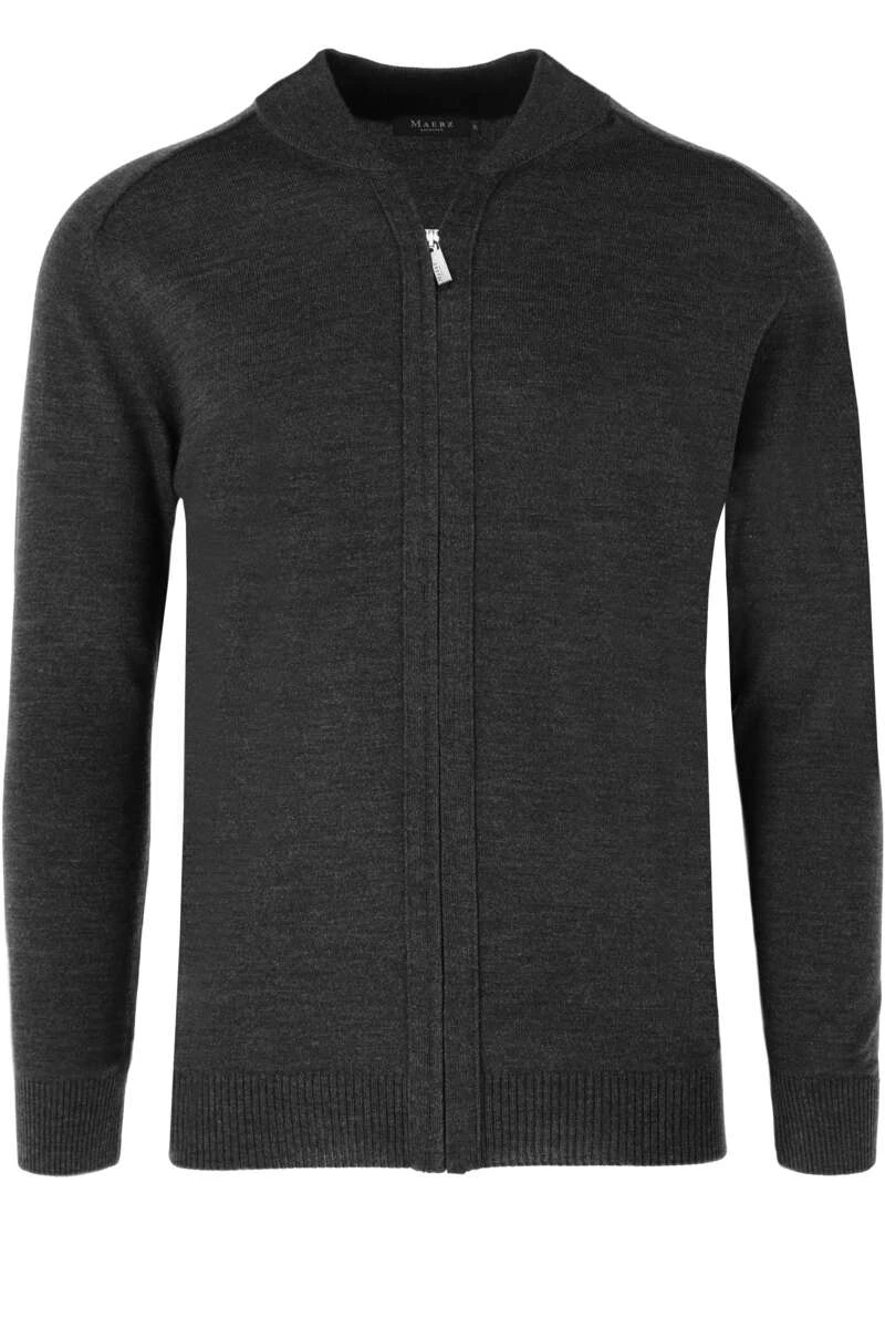 MAERZ Classic Fit CardiganZip Anthrazit 1 MAERZ Classic Fit CardiganZip Anthrazit