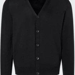 MAERZ Classic Fit Herren Strickjacke Schwarz