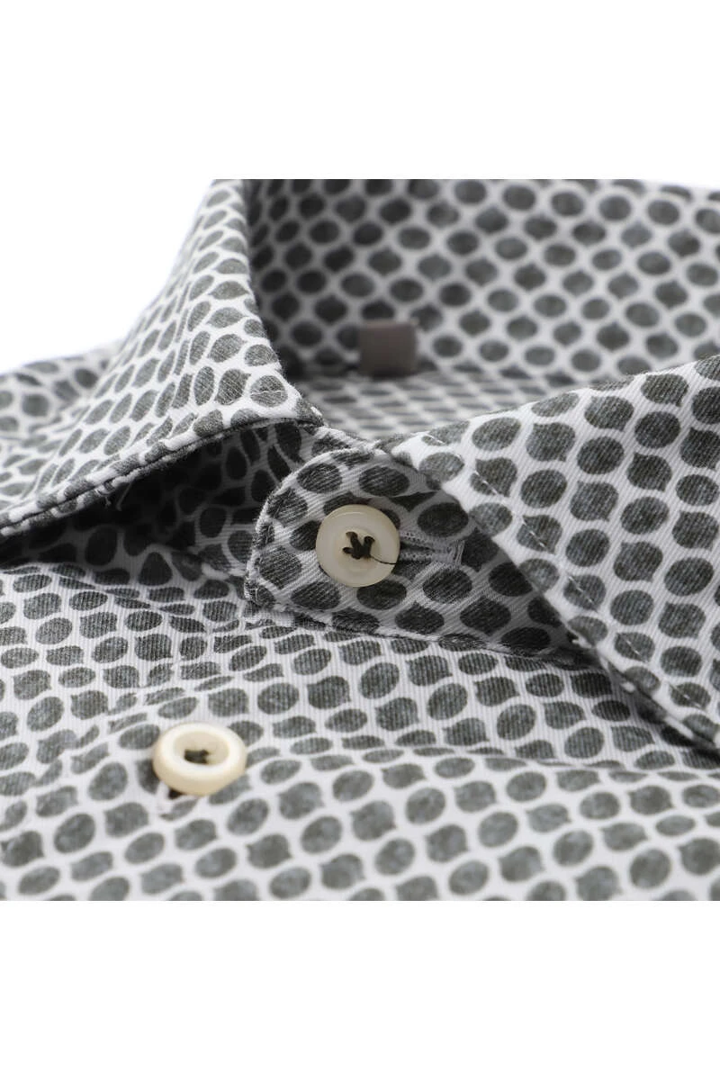 Fakts Slim Fit Hemd Grün, Gemustert 2 Fakts Slim Fit Hemd Grün, Gemustert – Bild 2