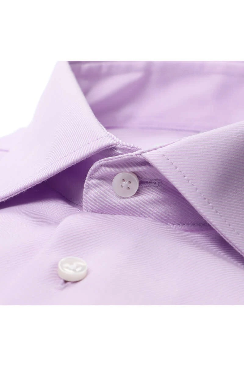 Seidensticker Slim Fit Hemd Flieder, Einfarbig 2 Seidensticker Slim Fit Hemd Flieder, Einfarbig – Bild 2