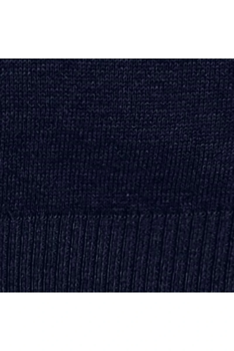 Redmond Herren Strickjacke Zip Nachtblau 3 Redmond Herren Strickjacke Zip Nachtblau – Bild 3