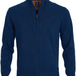 Redmond Herren Strickjacke Zip Dunkelblau