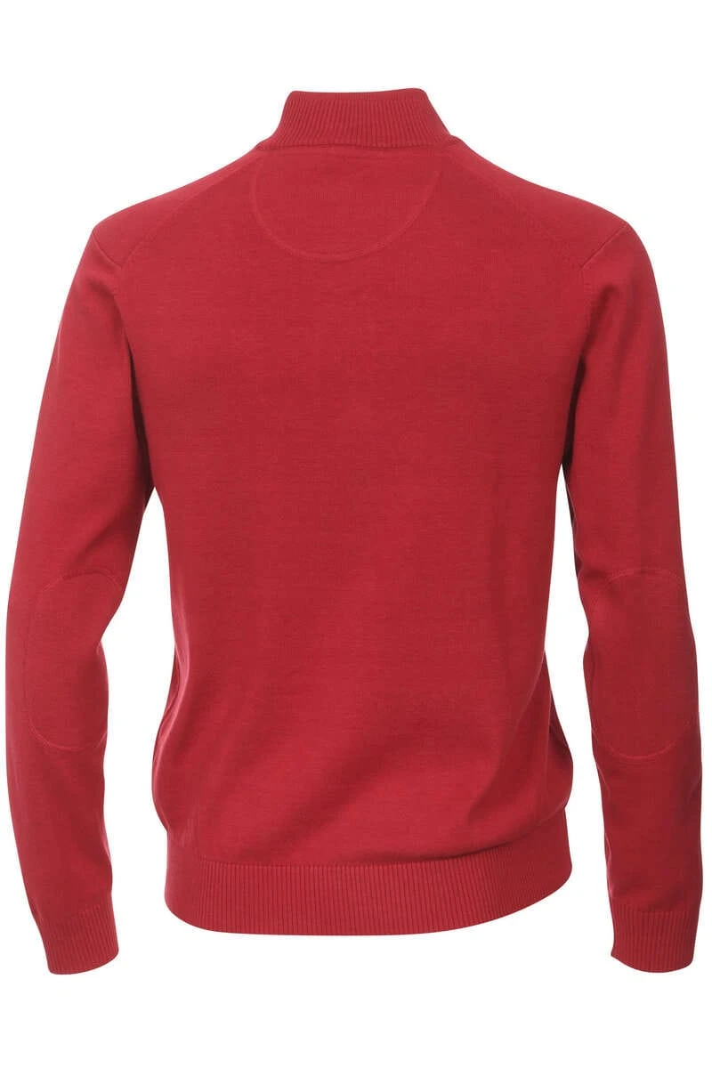 Redmond Casual Regular Fit CardiganZip Rot 4 Redmond Casual Regular Fit CardiganZip Rot – Bild 4