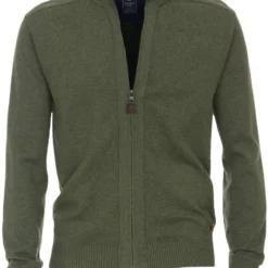 Redmond Casual Regular Fit CardiganZip Oliv