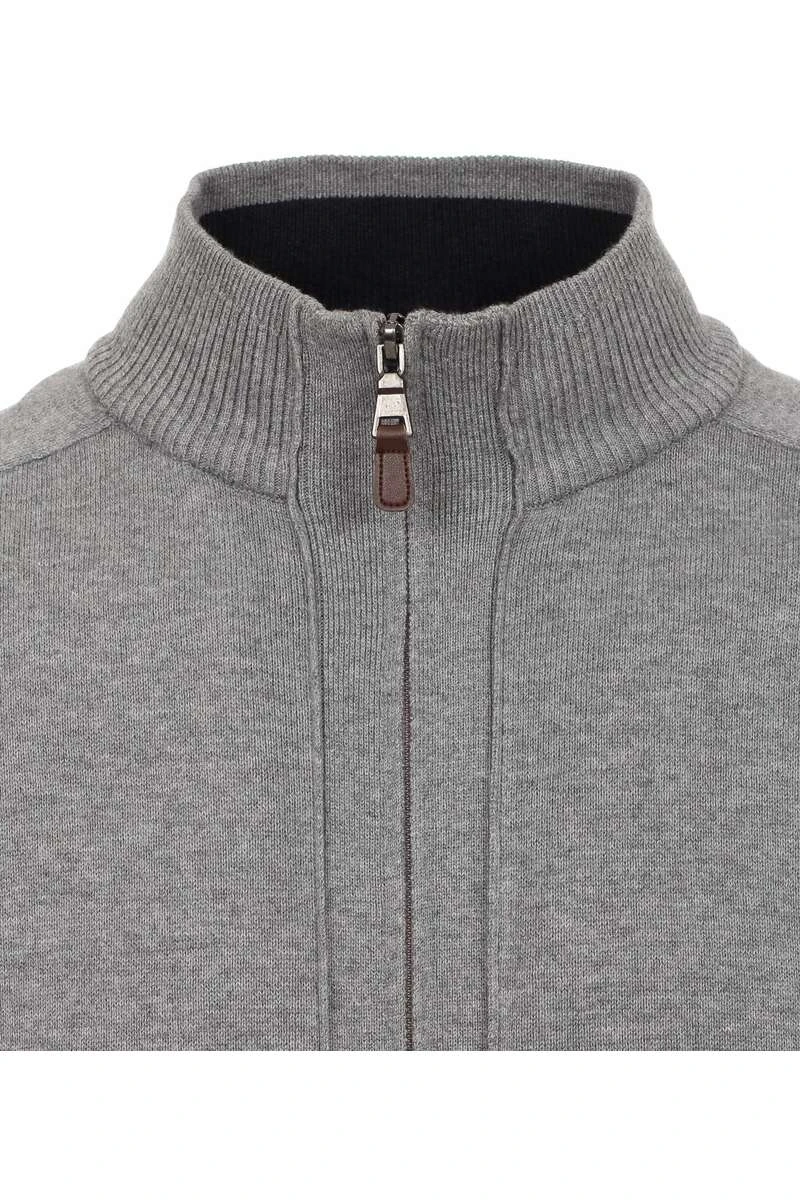 Redmond Regular Fit CardiganZip Grau 3 Redmond Regular Fit CardiganZip Grau – Bild 3