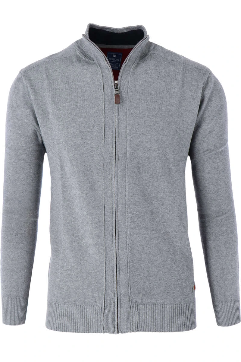 Redmond Regular Fit CardiganZip Grau 1 Redmond Regular Fit CardiganZip Grau