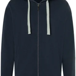 MAERZ Modern Fit Sweatjacke Mit Kapuze Navy