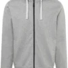 MAERZ Modern Fit Sweatjacke Mit Kapuze  Grau