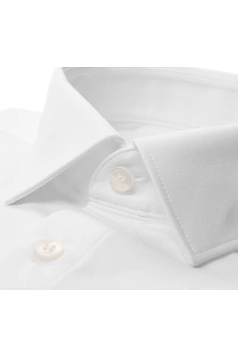 OLYMP No. Six 24/Seven Super Slim Jerseyhemd Weiss, 2 OLYMP No. Six 24/Seven Super Slim Jerseyhemd Weiss, – Bild 2