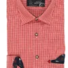 Marvelis Modern Fit Trachtenhemd Rot/weiss, Kariert
