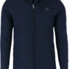 GANT Casual Fit Herren Steppjacke Zip Navy