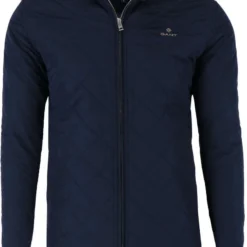 GANT Casual Fit Herren Steppjacke Zip Navy