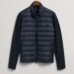 GANT Herren Übergangsjacke Zip Dunkelblau