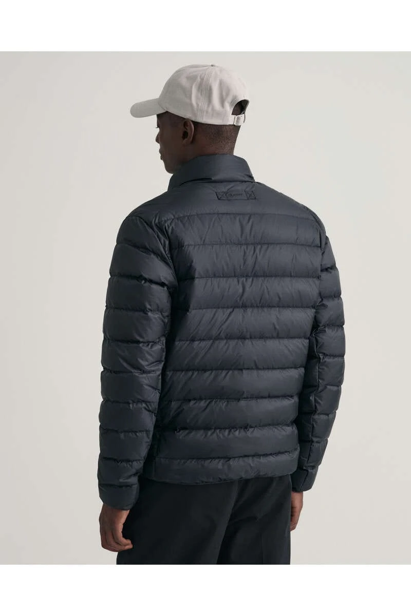 GANT Regular Fit Herren Steppjacke Zip Schwarz 4 GANT Regular Fit Herren Steppjacke Zip Schwarz – Bild 4