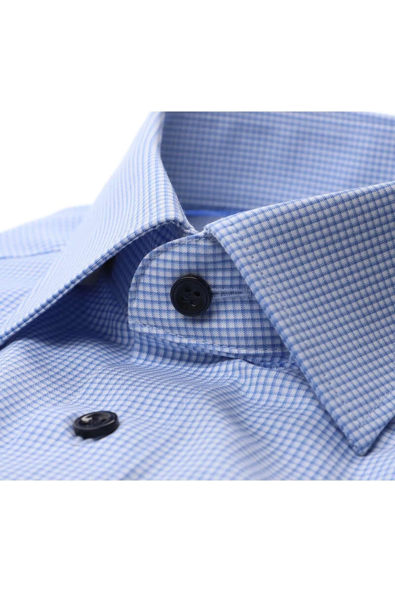 Marvelis Modern Fit Hemd Bleu/weiss, Kariert 2 Marvelis Modern Fit Hemd Bleu/weiss, Kariert – Bild 2