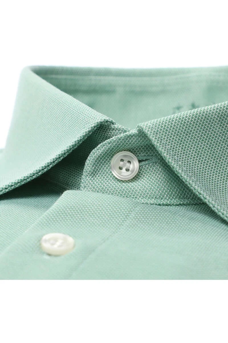 Marvelis Modern Fit Jerseyhemd Grün, Strukturiert 2 Marvelis Modern Fit Jerseyhemd Grün, Strukturiert – Bild 2