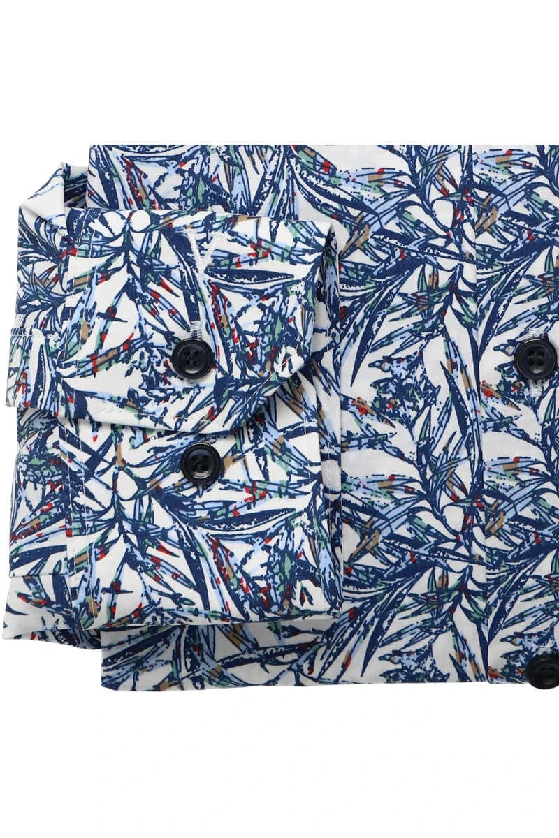 Marvelis Performance Body Fit Hemd Blau/weiss, Gemustert 3 Marvelis Performance Body Fit Hemd Blau/weiss, Gemustert – Bild 3