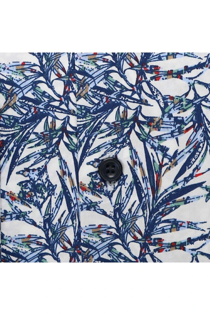 Marvelis Performance Body Fit Hemd Blau/weiss, Gemustert 4 Marvelis Performance Body Fit Hemd Blau/weiss, Gemustert – Bild 4