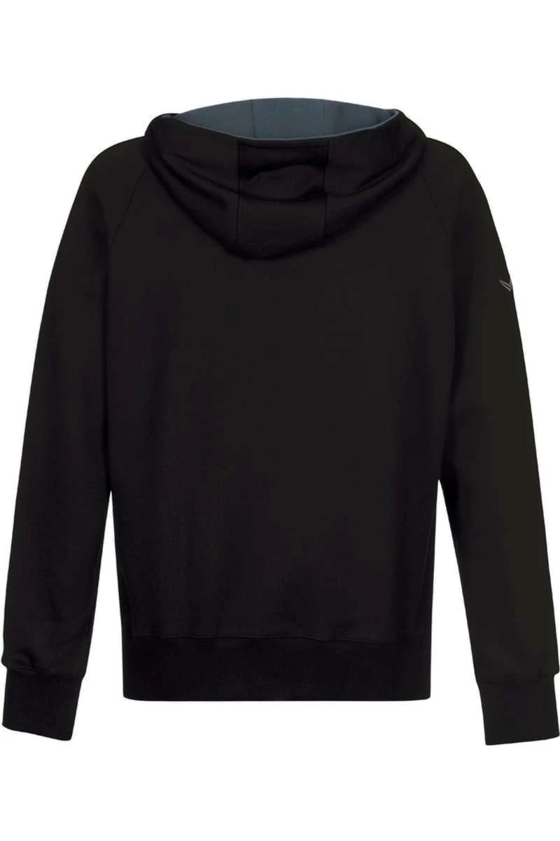 TRIGEMA Jacke Sweatjacke Mit Kapuze Schwarz 2 TRIGEMA Jacke Sweatjacke Mit Kapuze Schwarz – Bild 2