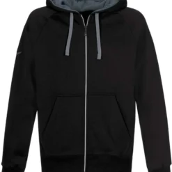 TRIGEMA Jacke Sweatjacke Mit Kapuze Schwarz