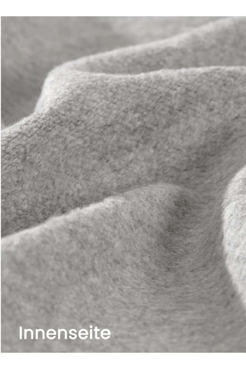 TRIGEMA Jacke Sweatjacke Mit Kapuze Hellgrau 5 TRIGEMA Jacke Sweatjacke Mit Kapuze Hellgrau – Bild 5