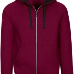 TRIGEMA Comfort Fit Sweatjacke Mit Kapuze Zip Chianti