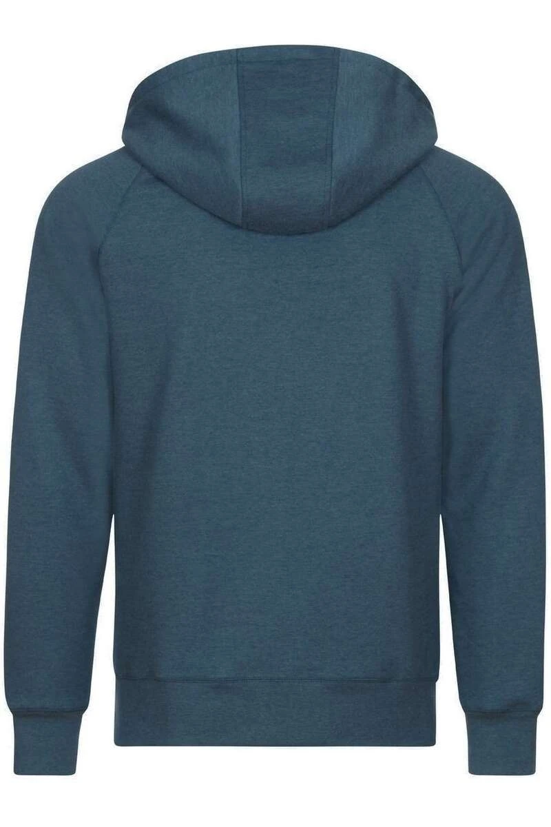TRIGEMA Comfort Fit Sweatjacke Mit Kapuze Zip Petrol 5 TRIGEMA Comfort Fit Sweatjacke Mit Kapuze Zip Petrol – Bild 5