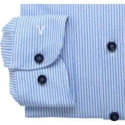 Marvelis Modern Fit Jerseyhemd Bleu/weiss, Gestreift -Angebote Pierre Cardin Store 7609 24 11 2 800