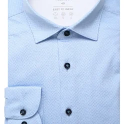 Marvelis Dynamic Flex Modern Fit Hemd Bleu, Gemustert