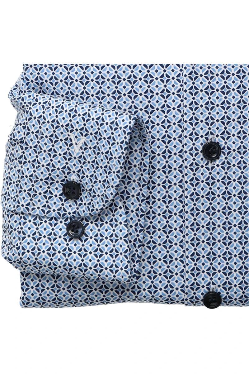 Marvelis Performance Modern Fit Jerseyhemd Bleu, Gemustert 3 Marvelis Performance Modern Fit Jerseyhemd Bleu, Gemustert – Bild 3