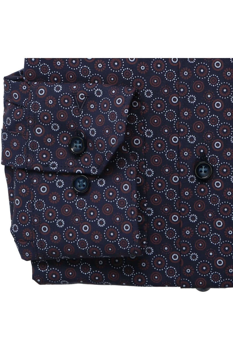 Marvelis Dynamic Flex Modern Fit Hemd Rot, Gemustert 3 Marvelis Dynamic Flex Modern Fit Hemd Rot, Gemustert – Bild 3