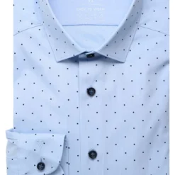 Marvelis Dynamic Flex Modern Fit Hemd Bleu, Gepunktet