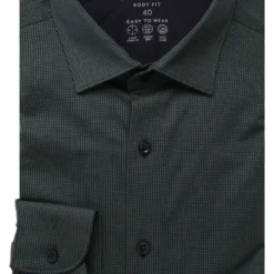 Marvelis Performance Body Fit Jerseyhemd Blau/grün, Faux-uni